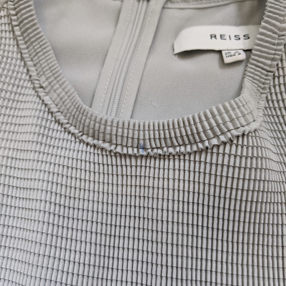 Reiss beya gray straight midi length dress - Picture 4 of 11